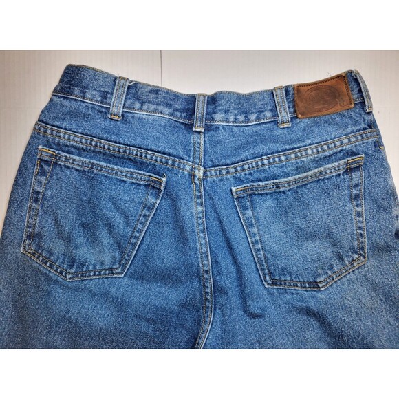 Cabelas Brush Guard Hunting Pants Mens 34x30 Blue Denim 100% Cotton Straight Leg - Picture 8 of 11